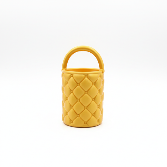 Golden basket - side view