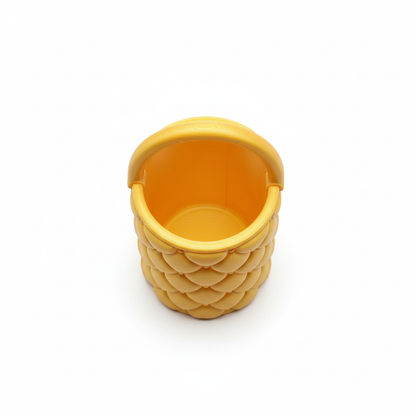 Golden basket - top view