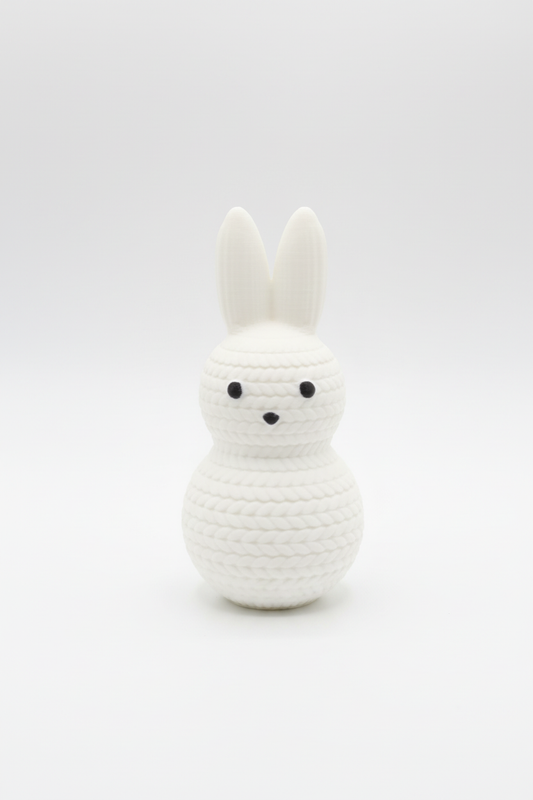 White bunny detail shot